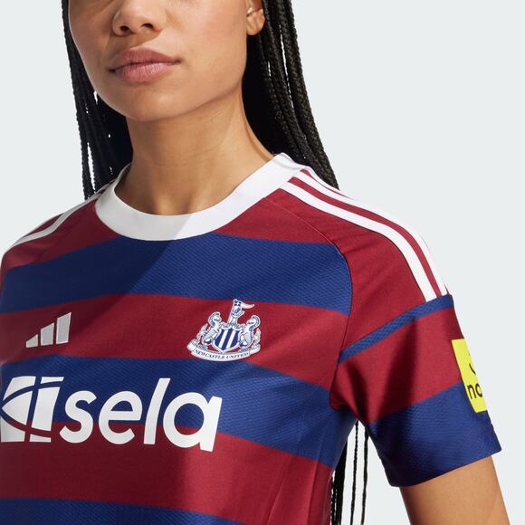 NWT Adidas Newcastle United FC 24/25 Away Soccer Jersey Women’s Size L (JX6514) - Picture 2 of 11